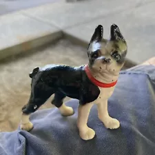 Cast Metal Vintage Boston Terrier Figurine