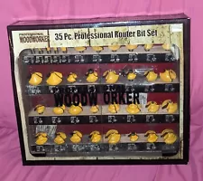 Professional Woodworkers 35 Piece Professional Router Set