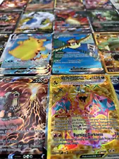 Pokemon Cards 5 Ultra Rare GX EX V - Full Art Rainbow VMAX Mega Shiny TCG Pack