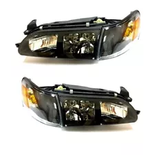 For 1993 1997 Toyota Corolla Headlights & Parking Corner Lights Left Right Set (For: 1995 Toyota Corolla)