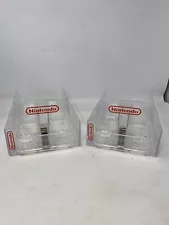 Nintendo Store Display Pusher Tray Game Holder Shelf Rack Lot Of 2 Ships Fast