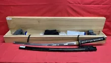 Bamboo Mat Katana by Paul Chen / Hanwei SH2438 w/ Wooden Display Cas (SS2132833)