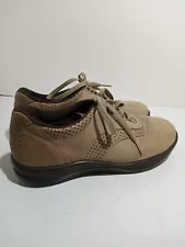 SAS Walk Easy Oxford Womens Beige Suede Tripad Lace Up Walking Shoes USA Size?