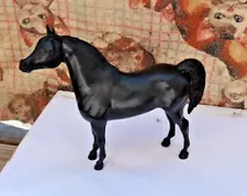 RARE Vintage 11" Black Stallion Breyer Molding Company Horse Figurine Statue Toy