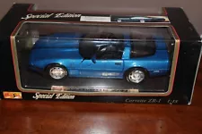 Maisto Special Edition Die-Cast 1992 Corvette ZR-1 Blue NIB