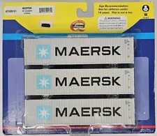 New ListingATH29161 Athearn Maersk 40' Containers