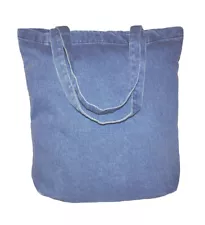 10 Wholesale Bulk Denim Tote Bags - Free Shipping