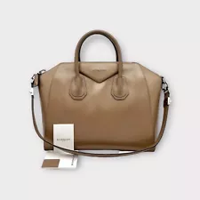 Givenchy Antigona smooth calfskin brown leather medium shoulder bag