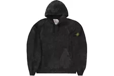 Supreme X Stone Island Hoodie Black Size L FW23 Hooded Sweatshirt Spider Web