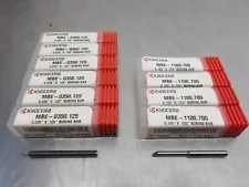 Lot of 10 NEW! Kyocera Carbide Boring Bars (6) .035"x.125" (4) .100"x.700"