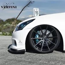 19" VERTINI RF1.3 BLACK CONCAVE WHEELS RIMS FITS INFINITI G37 G37S COUPE