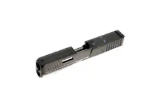 Agency Arms - Glock 17 Gen 3 Stripped Slide - Peacekeeper - AOS Cut - Black DLC