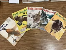 SALE - Lot Of Five Vintage FIELD AND STREAM MAGAZINES From The 1950’s