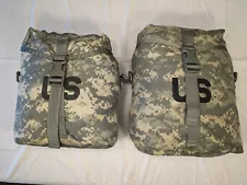 Lot Of 2 Sustainment Pouches for Army ACU Military Large Rucksack USGI MOLLE II