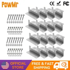 16X SOLAR PANEL Z BRACKET MOUNT MOUNTING SET RV BOAT FLAT ROOF WALL ALUMINIUM US