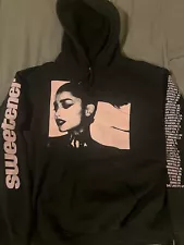 Ariana Grande Sweetener 2018 Tour Merch Sweatshirt hoodie black pink medium M