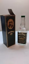 Vintage1970 Green Label Jack Daniels Bottle Empty 750 ml for the Germany Market