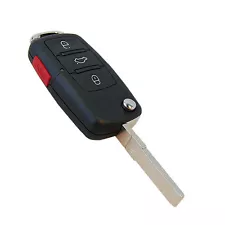 Folding Flip Key Remote Case for Volkswagen VW Jetta 2000 2001 2002 2003 2004 (For: 2002 Volkswagen Jetta)