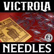 400 Mixed Tone Victrola Needles: Medium- Loud- Soft & Spearpoint for Gramophones