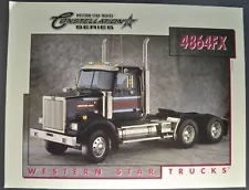 1998-1999 Western Star Constellation Semi Truck Brochure Sheet 4864FX Original