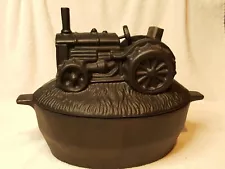 Cast Iron Tractor Steamer Wood Pellet Stove Humidifier Pot Moisture Fireplace