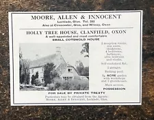 Holly Tree House - Clanfield - Oxfordshire For Sale - 1965 Press Cutting r399