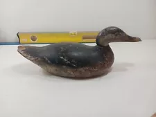 New Listing Mason Premier Mallard Hen Duck Wood Duck Decoy Original Paint Detroit MI