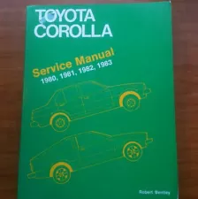 Toyota Corolla Service Manual 1980, 1981,1982,1983 Part Book Brochure