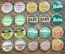 Assorted Soda Bottle Caps Unused Cork