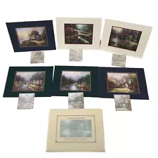 Set of 6 Thomas Kinkade 11x14 Matted Collector’s Prints w/COA Most Loved Images