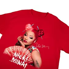 Nicki Minaj Hip Hop Gift For Fan Basic Red All Size Unisex T-Shirt GC535