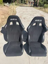 Sparco Torino Seats, Pair, Black