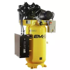 EMAX ESS10V080V1 10 HP 80 gal 2-Stage 1-Phase 38 CFM Silent Air Compressor New