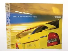 2003 2004 MazdaSpeed Protege Original Car Sales Brochure Folder