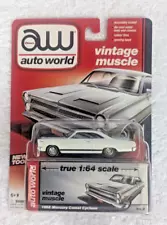 Auto World Vintage Muscle 1966 Mercury Comet Cyclone White SEE VIDEO