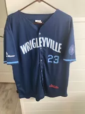 Wrigleyville Chicago Cubs Replica City Connect Promotional Jersey 8/6/23 #23 XL