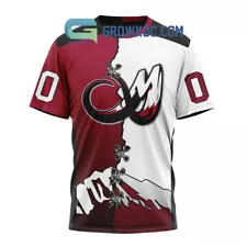 Colorado Mammoth Mix Home And Away Jersey Personalized Hoodie Shirt