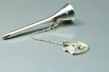 For Sale Is A 925 Sterling Silver Auburn Golf Pin Design Chain Pendant (PEN2470)