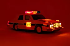 Vintage 1993 Hess Police Patrol Car Toy With Lights And Siren