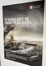 Ad for SILENCER CENTRAL "IT SHOULDN'T BE HARD..." ..1-PAGE ORIGINAL SALES AD