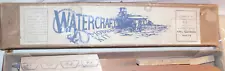 WATERCRAFT H.M. ILLUSTRIOUS AIRCRAFT CARRIER MILITARY SHIP WOOD MODEL KIT BOXED