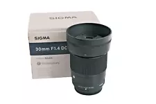 Sigma DC 30mm F/1.4 Contemporary Lens for Fuji X-Mount