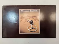 Original 1981 Mercedes Benz Full Line Sales Brochure 81 240D 300D 380SL 380SLC