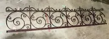 Vtg/ Antique Handrail Wrought Iron Railing Fence 85.5" x 17.5" + other sizes