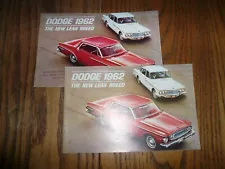 1962 Dodge Dart Lancer Sales Brochure - Vintage - Two for One Price