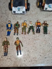 1988 GI Joe LOT TIGER FORCE VINTAGE FIGURES, VEHICLES BLACK MAJOR CUSTOM