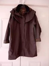 JACK MURPHY SIZE 10 BROWN HOODED JACKET. CHARITY SALE