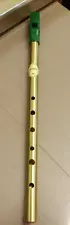 Feadog Brass Irish Penny Whistle - Key of D