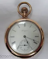 ANTIQUE ELGIN GRADE 158 15j SWINGOUT 16s DEMI HUNTER POCKET WATCH MOSELY 1898