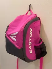 Easton Youth Baseball/Softball Backpack Bag Pink for Bat and Helmet